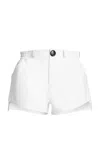 Coperni Technical Tailored Shorts In White