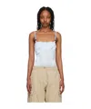 Coperni Thin Shoulder Strap Jumpsuit In Nude