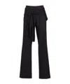Coperni Tie-waist Trousers In Black