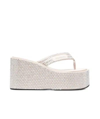Coperni Toe Slippers In Nude