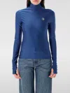 Coperni Second Skin Turtleneck In Blue