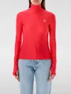 Coperni Tight High Neck Top In Rot