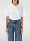 Coperni Crew Neck Short Sleeve Top In Weiss