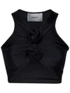 Coperni Flower Top In Nero