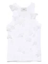 Coperni Butterfly Logo Tank Top In White