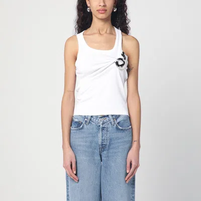 Coperni Top White Emoji In Cotton