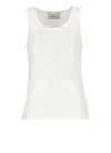 Coperni Logo-embroidered Tank Top In White