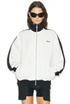 Coperni Oversized Track Jacket White In Multi