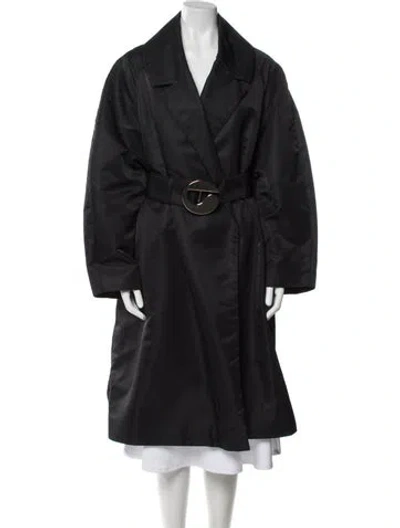 Pre-owned Coperni Trench Coat In Black