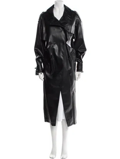 Pre-owned Coperni Trench Coat In Black