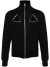 Coperni Triangle Cut-out Track Jacket In 黑色