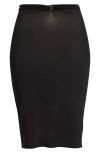 Coperni Black Triangle Midi Skirt In Black