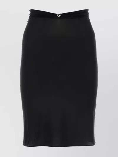 COPERNI TRIANGLE SKIRT WITH ELASTICATED WAISTBAND AND FRONT DETAIL