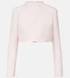 Coperni Prince Of Wales-print Jacket In Pink