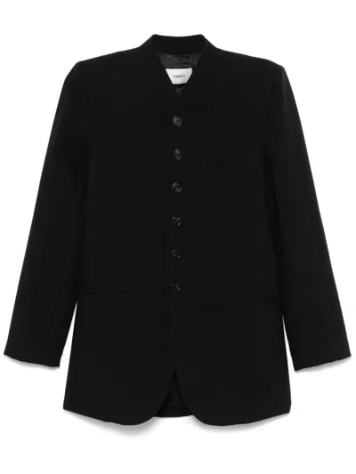 Coperni Trompe L'oeil Jacket In Black