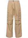 Coperni Tailored Wide Leg Overalls Casual Pants In Beige