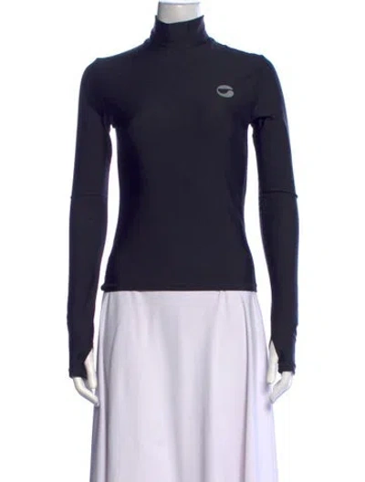 Pre-owned Coperni Turtleneck Long Sleeve Top In Blue
