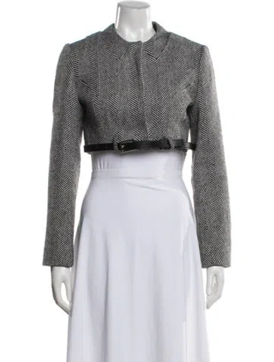 Pre-owned Coperni Tweed Pattern Jacket In Multi