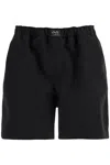 Coperni Twill Boxer Shorts For Men In Black