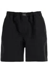 Coperni Twill Boxer Shorts For Men In Black (black)