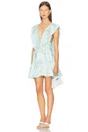 Coperni Twisted Princess Satin Minidress