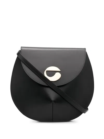 Coperni U.f.o. Angular Shoulder Bag In Schwarz