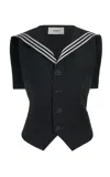 Coperni Uniform Vest In Black
