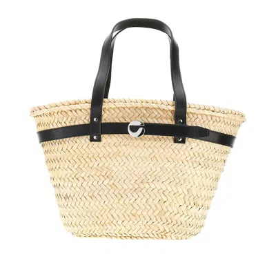 Coperni Palm Bucket Bag In Beige