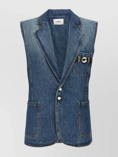 COPERNI VEST WITH NOTCHED LAPELS AND POCKETS