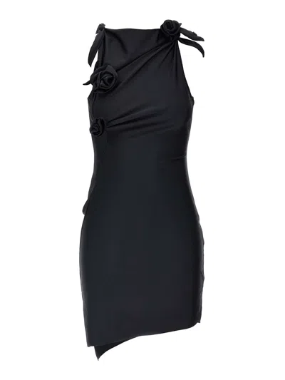 COPERNI ASYMMETRIC FLOWER MINI DRESS