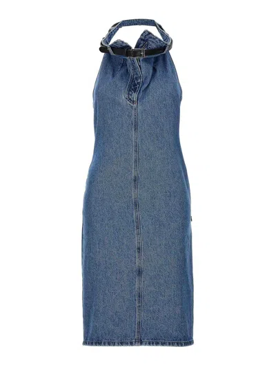COPERNI BELT HALTER NECK DRESS