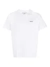 Coperni Crew Neck Short Sleeve Basic Top In White