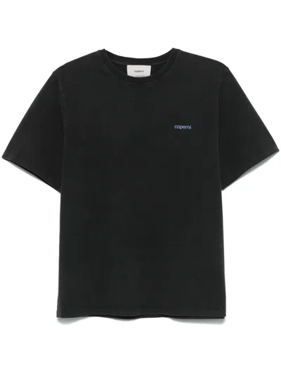 Coperni Washed Logo-print T-shirt In Multicolor