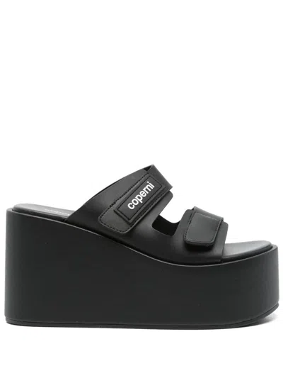 COPERNI COPERNI WEDGE DOUBLE-STRAP SANDALS