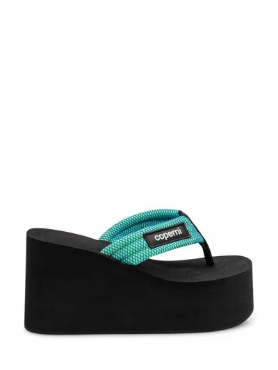 Coperni Wedge Sandal In Black
