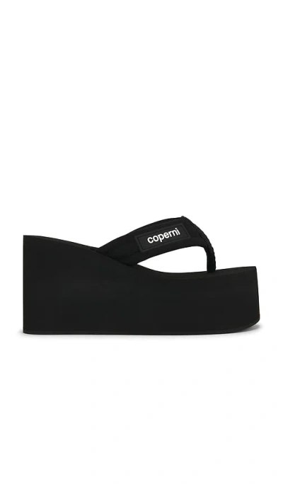 Coperni Wedge Sandal In Black