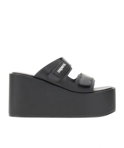 COPERNI COPERNI PATCH WEDGE SANDALS