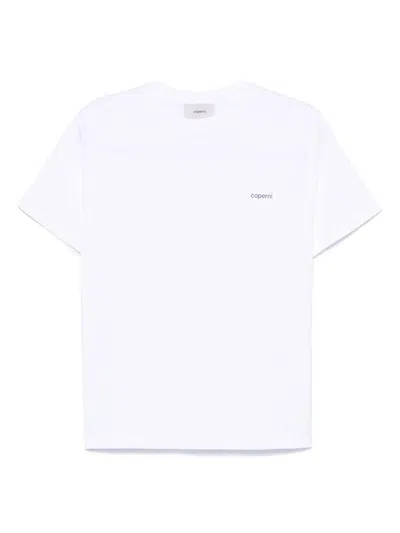 Coperni White Cotton 'boxy Logo' T-shirt
