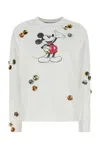 Coperni Cotton Mickey T-shirt With Embellishments And Graphic Print