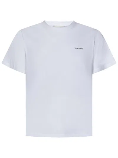 Coperni White Cotton Crewneck T-shirt