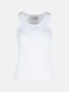 Coperni White Cotton Tank Top In White