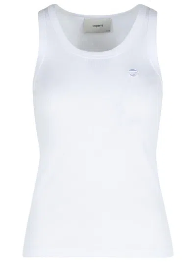 COPERNI COPERNI WHITE COTTON TANK TOP WOMEN