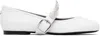 Coperni White Disney Horn Ballerina Flats In Silver
