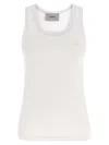 Coperni White Embroidered Tank Top In White