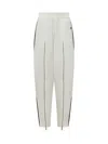 Coperni White Relaxed Drawstring Pants In White