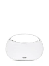 Coperni Women's Swipe Sound Mini Crocodile Effect Handbag In White