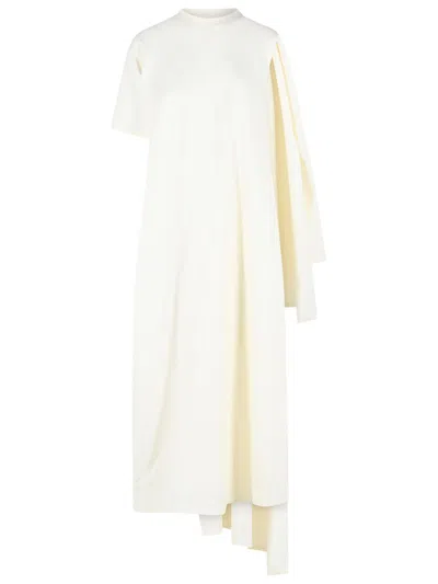 Coperni White Viscose Blend Dress In Neutral