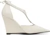 Coperni 70 Leather Wedges In White