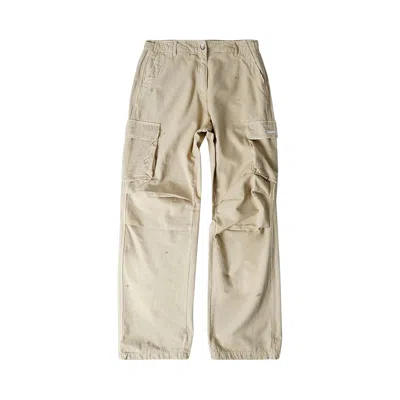 Pre-owned Coperni Wide Leg Cargo Trousers 'beige' | Tan | Women's Size 38