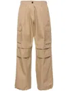 Coperni Tailored Wide Leg Overalls Casual Pants In Neutrals